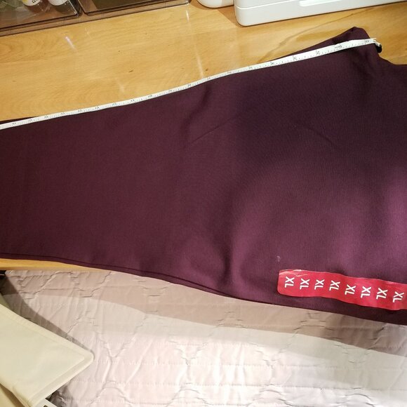 Express Women's Ponte Pant - Size XL - Burgundy Color - NWT!! - Picture 11 of 11